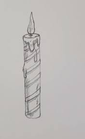 Draw a little flashlight or sun just to remember where the light source is. How To Draw A Candle Easy Art By Ro