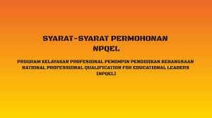 Berikut antara 12 kursus yang ditawarkan: Syarat Permohonan Npqel Yang Perlu Anda Tahu Pendidik2u
