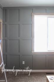 Grid Board Batten In The Office The Wood Grain Cottage Feature Wall Bedroom Wall Panels Bedroom Accent Wall Bedroom