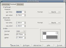 Manuskript und glossar zum ausdrucken. Briefumschlage Bedrucken Apache Openoffice Wiki