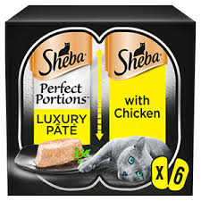 Sheba cat morsals are they good for older cat. Sheba Perfect Portions Adult Wet Cat Food Trays Chicken In Loaf 6 X 37 5g Pets At Home