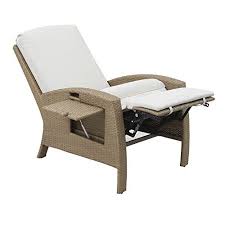 Outsunny Outdoor Rattan Wicker Adjustable Recliner Lounge Chair Beige And Gray Comfortable Outdoor Chairs Gray Patio Furniture Outdoor Recliner