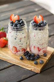 Strawberry Blueberry Overnight Oats A Fit Philosophy Blueberry Overnight Oats Strawberry Blueberry Overnight Oats Recipe