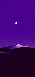 Desert Night Wallpaperize Minimalist Wallpaper Night Phone Wallpaper