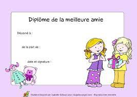 Coloriages lego friends a imprimer coloriages dessins animes. Diplome De La Meilleure Amie