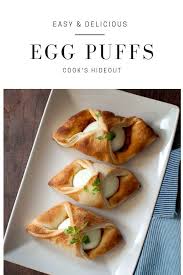 Quick And Easy Recipe To Make Bakery Style Egg Puffs Cook S Hideout Recipes Best Vegetarian Recipes Vegetarian Snacks