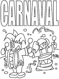 Carnaval Coloring Sheet Carteles De Carnaval Carnaval Celebracion Escolar