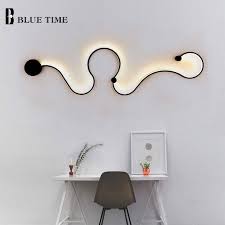 American rustic wall sconce wooden natural rope sconce light for restaurant coffee shop. Modern Led Wall Light Home Living Room Bedroom Office Room Decoration Sconce Wall Lamp Lighting Fixtures Bedside Room Kitchen Buy At The Price Of 48 83 In Aliexpress Com Imall Com