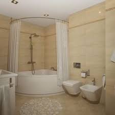 Corner Whirlpool Tub With Shower Curtain Google Search Corner Bathtub Shower Bathtub Shower Combo Corner Tub Shower Combo