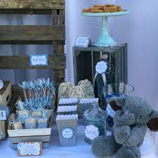 Rustic Blue And Gray Elephant Baby Shower Theme Elephant Baby Shower Theme Elephant Baby Shower Boy Elephant Baby Showers