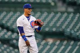 Washington — for the last. Cubs Ss Javy Baez Tosses Bat Past Mound On Strikeout Sails Throw Over First Base Into Stands