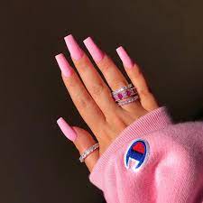 Deanna Deanna Baby Pink Nails Matte Pink Nails Pink Nails