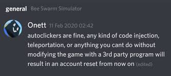 Click the twitter bird icon on the left side of the screen. A Few People Got Confused With The Difference Between Auto Clickers And Macros And Whether They Are Allowed Here Is Onett S Input On Auto Clickers For Those Who Are Worried Beeswarmsimulator