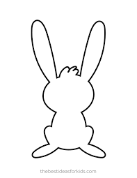 One of the things i enjoy most is use these free printable easter bunny template silhouettes in any of your spring, easter crafts. Easter Bunny Template The Best Ideas For Kids