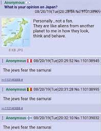 The Jews Fear The Samurai ʖ Meme By Heretic133 Memedroid