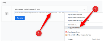 interrupted download in google chrome