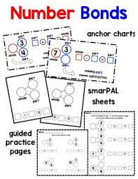 Number Bond Anchor Chart Worksheets Teaching Resources Tpt
