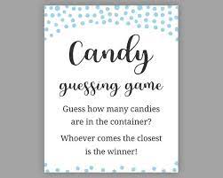 Leslie brasol apr 28, 2021. Blue Baby Shower Games Candy Guessing Game Guess How Many Etsy Candy Guessing Game Baby Shower Guessing Game Blue Baby Shower Game