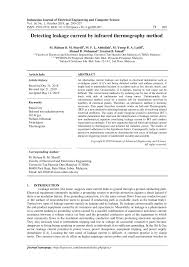 The company has expended its business to include. Pdf Detecting Leakage Current By Infrared Thermography Method
