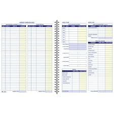 Adams Weekly Bookkeeping Book 8 12 X 11 Blue By Office Depot Officemax Bookkeeping Home Budget Budget Book
