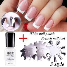 The safest thing to do is to test a small amount first, or use a thinner that contains the top few solvents in your polish's. 1set Nail Cutter Stencil Tool And White Nail Polish Easy French Line Edge Smile Shape Trimmer Clipper Styling Forms Manicure Nail Art Tools Wish