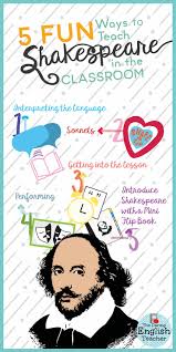 5 Fun Ways To Teach Shakespeare In The Classroom Teaching Shakespeare High School English Classroom Teaching High School English
