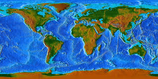 Seajester Topographic Map Of The World And Ocean Floors World Map Topographic Map Map