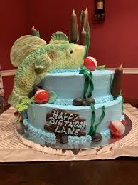 Fishing Theme Birthday Cake