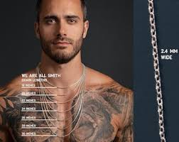 Sterling Silver Men's Chain Necklace