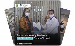 Total ada 415 cpns yang dikatakan fajar, selama pembagian sk cpns tersebut diterapkan protokol kesehatan (prokes) secara ketat. Bupati Karawang Serahkan Sk Cpns 2019 Secara Virtual Situs Resmi Pemerintah Daerah Kabupaten Karawang