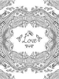 Using whatever colors you&#39;d like, you can turn this free coloring page into a work of art. Free Coloring Pages For Adults Love Coloring And Drawing
