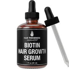 Stronger hair is less likely to break off at the ends, promoting and protecting length. Biotin Hair Growth Serum By Hair Thickness Maximizer Dht Blocker Oil For Hair Loss Dry Damaged Hair Natural Thickening And Smoothing Of Hair And Nourishing Of Scalp For Women And Men 1oz