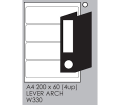 Box file label template is a box file label sample that that give information on document style, format and layout. Tower W330 Labels Tower A4 Lever Arch Labels