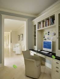 Built In Kitchen Computer Desk Built In Desk For Living Room Scaled Down For The Kitchen Storage Contemporary Home Office Home Office Design Built In Desk