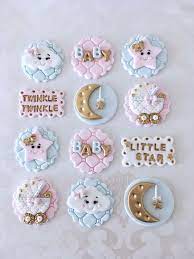 Twinkle Twinkle Little Star Fondant Cupcake Topper Moon And Etsy Baby Shower Cupcake Toppers Baby Shower Cupcakes Fondant Cupcake Topper
