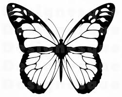 Free Free 231 Simple Butterfly Outline Svg SVG PNG EPS DXF File