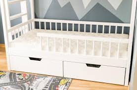 Barrière de sécurité/ face de tiroir:panneau de fibres de bois, peinture lit tiroir rangementnous voulons avoir un impact positif sur la planète. Lit Rangement Lit Gigogne Enfant Lit Tiroirs Tiroir Etsy
