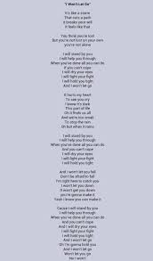 Rascal Flatts I Wont Let You Go Country Love Song Lyrics Let It Go Lyrics Love Songs Lyrics