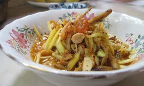 We had some leftover greens and a ripe mango and had just made some super saucy tempeh satay. Thai Mango Sala Temple Of Thai