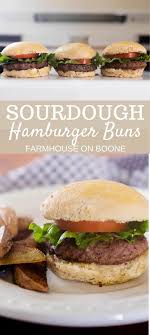 Sourdough Buns Recipe Hamburger Buns Sourdough Breakfast Recipes Easy