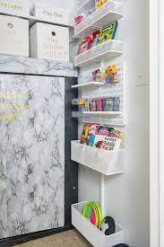 How To Organize Art Supplies And Toys In A Small Space Small Closet Storage Diy Small Closet Closet Storage