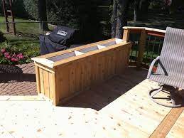 Deck Planter Boxes Ideas Deck Planters Outdoor Deck Box Deck Planter Boxes