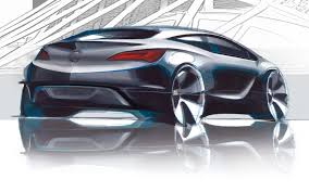 Opel Astra Gtc Design Sketch Car Body Design Motorcycle Design Car And Motorcycle Design Automotive Illustration