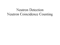 If the instrument has a speaker, the pulses also give an audible click. Radiation Detection And Counting Statistics Please Read Chapters