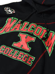 Malcolm X College Frankenstein 92 Stitch Hoodie Black Red Stitch Hoodie Black Hoodie Black And Red