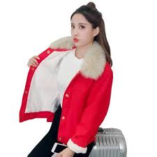 Merci de renseigner votre taille ajouter au panier réserver en magasin gratuit et sans obligation d'achat. Veste En Jean Rouge Avec Col Moumoute Jean Spot Jean Spot La Mode En Jean Pour Tous