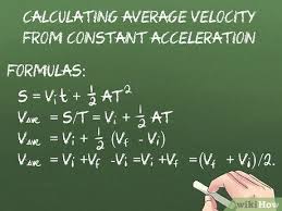 How To Calculate Average Velocity 12 Steps With Pictures