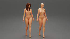 STL-Datei Frau Figur Nackt 2 3D-Druck Modell・Design für 3D-Drucker zum  herunterladen・Cults