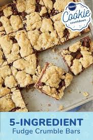 5 Ingredient Fudge Crumble Bars Recipe Pillsbury Sugar Cookie Dough Fudge How Sweet Eats