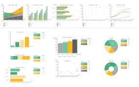 design elements financial charts financial comparison